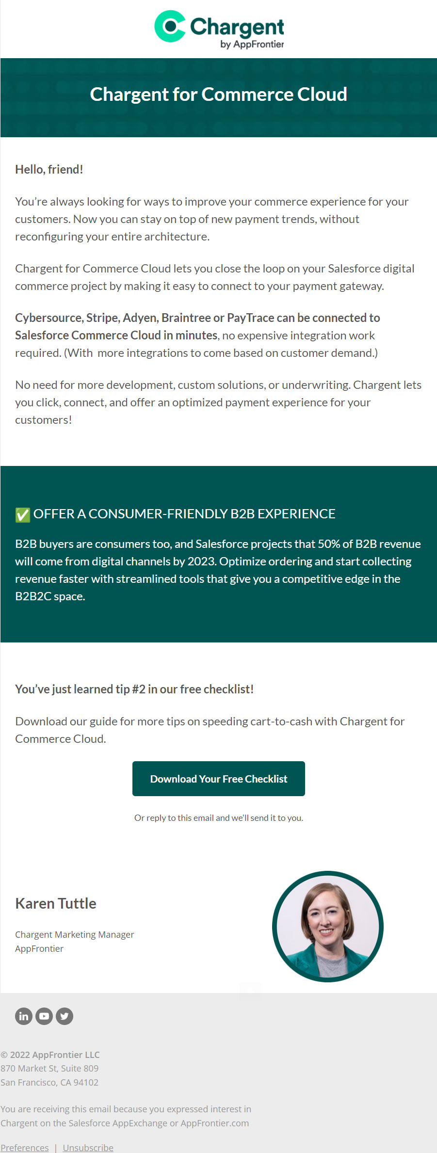 B2B email: design and content B2B email: design and content