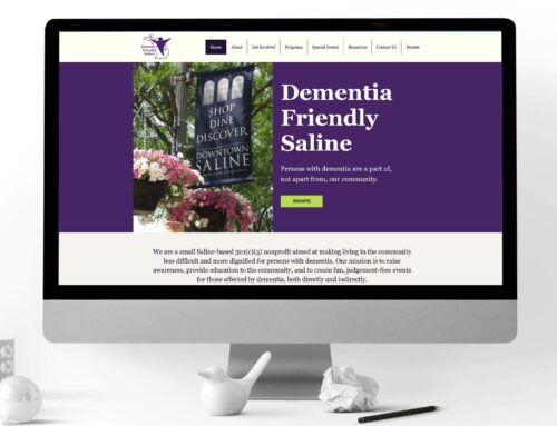 Dementia Friendly Saline website