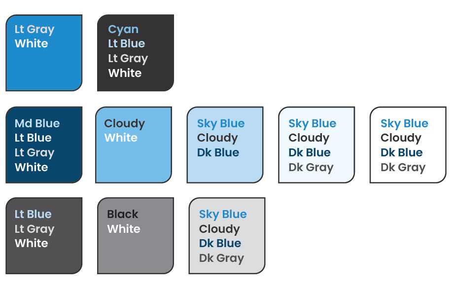 123Go branding color swatches